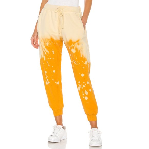 La Detresse Pants - NWT La Detresse Acid Wash Dye Sunrise Sweatpant S